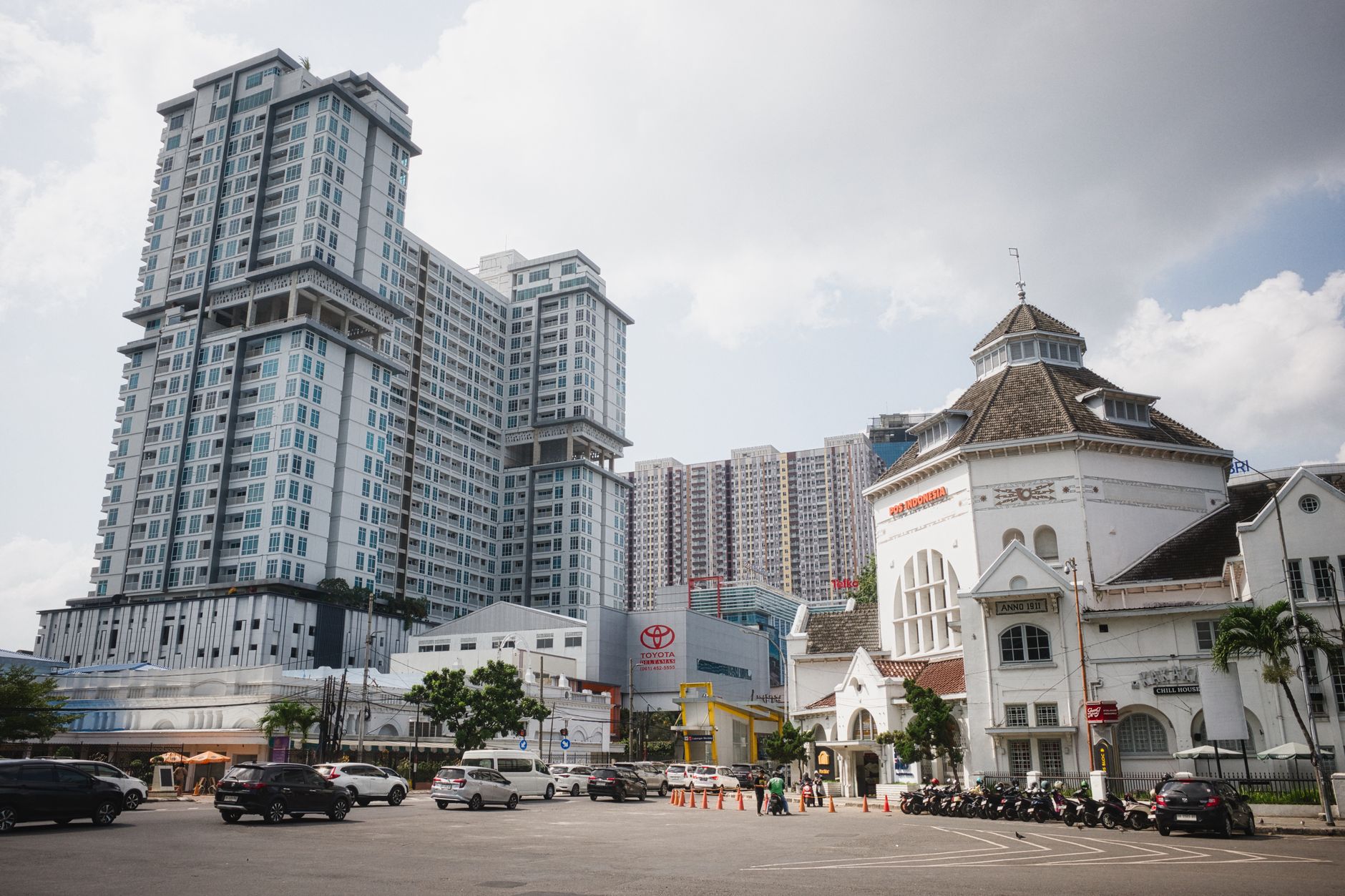 Apartemen modern di Pasar Baru Mansion, tersedia untuk disewa dengan fasilitas lengkap